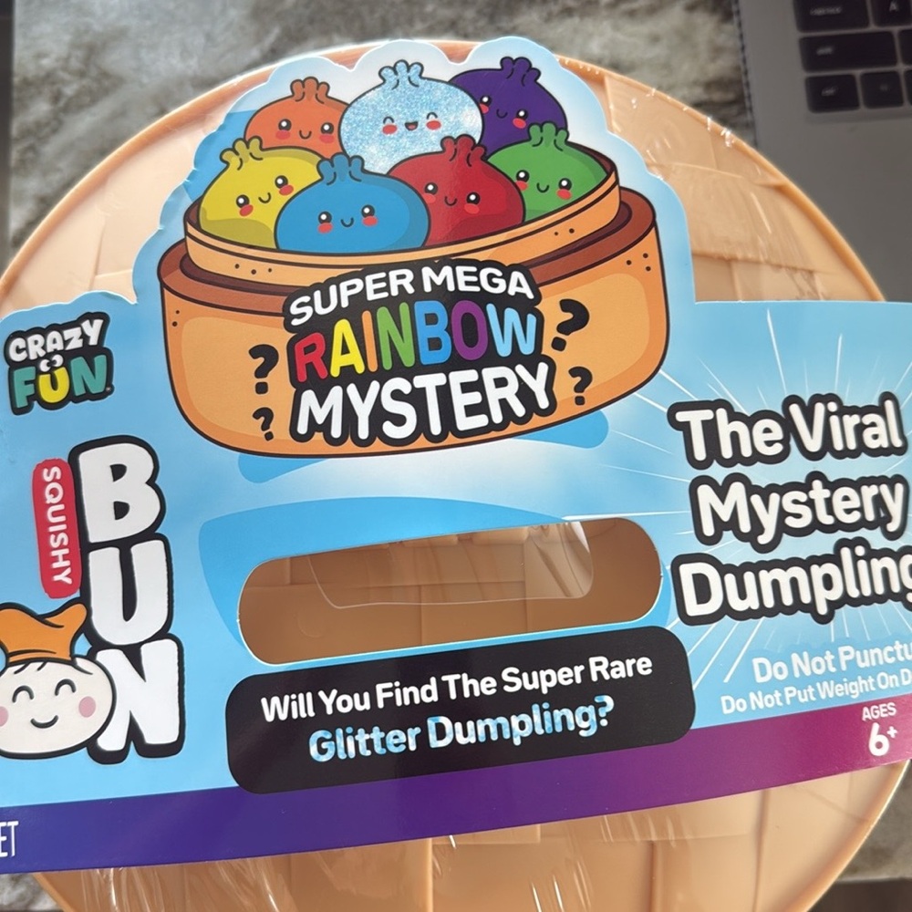Dumpling 12x12(1) Mystery Glitter Dumpling Jumbo mega 8lbs Will this be glitter